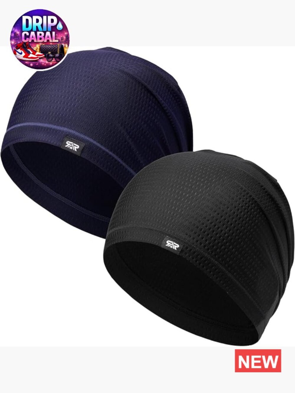 2 Pack Summer Beanies - Lightweight Cooling Skull Caps for Sports & Daily Wear